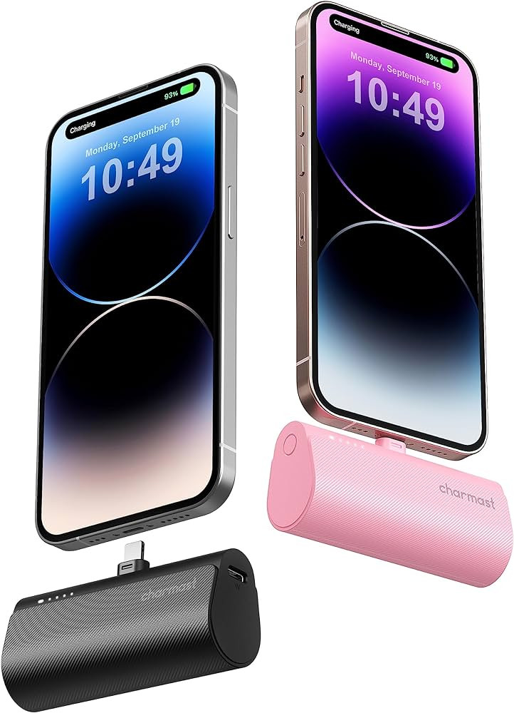 Charmast 2 Pack Small Portable Charger 5000mAh, Ultra-Compact 20W PD Fast Charging Power Bank Min... | Amazon (US)