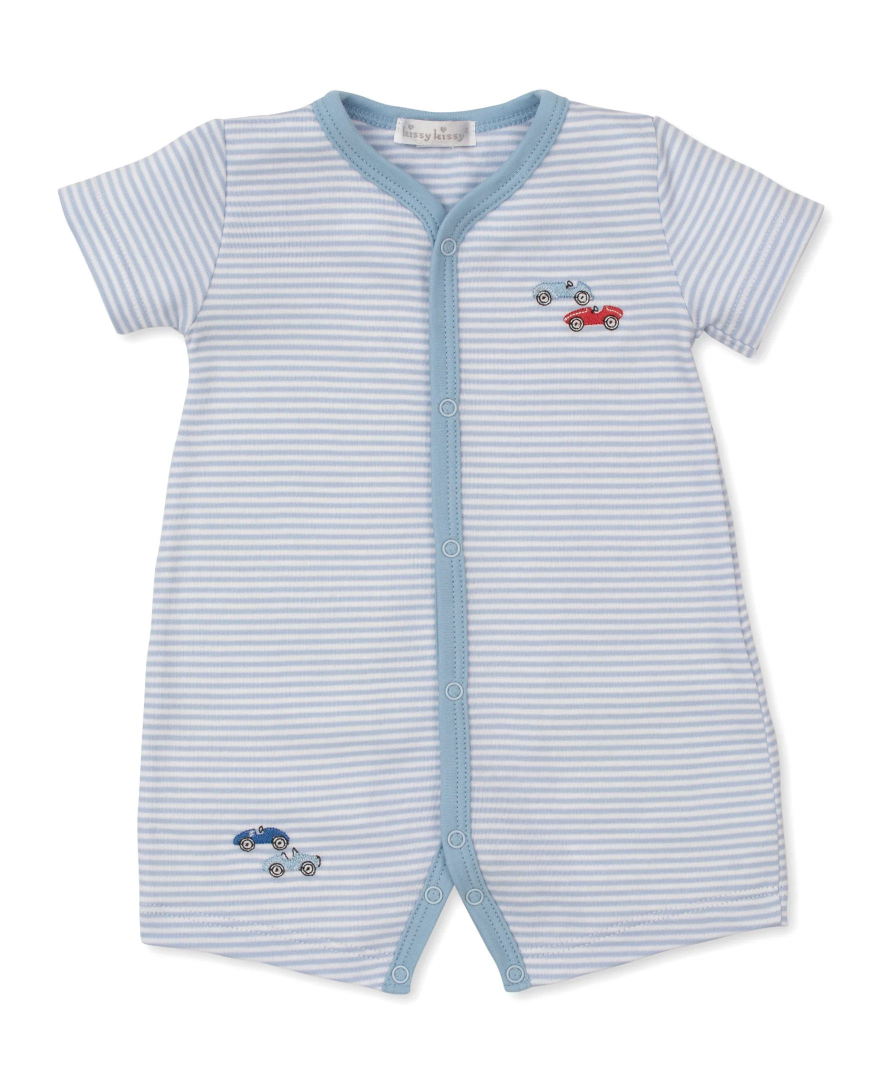 Car Central Short Stripe Playsuit | Kissy Kissy