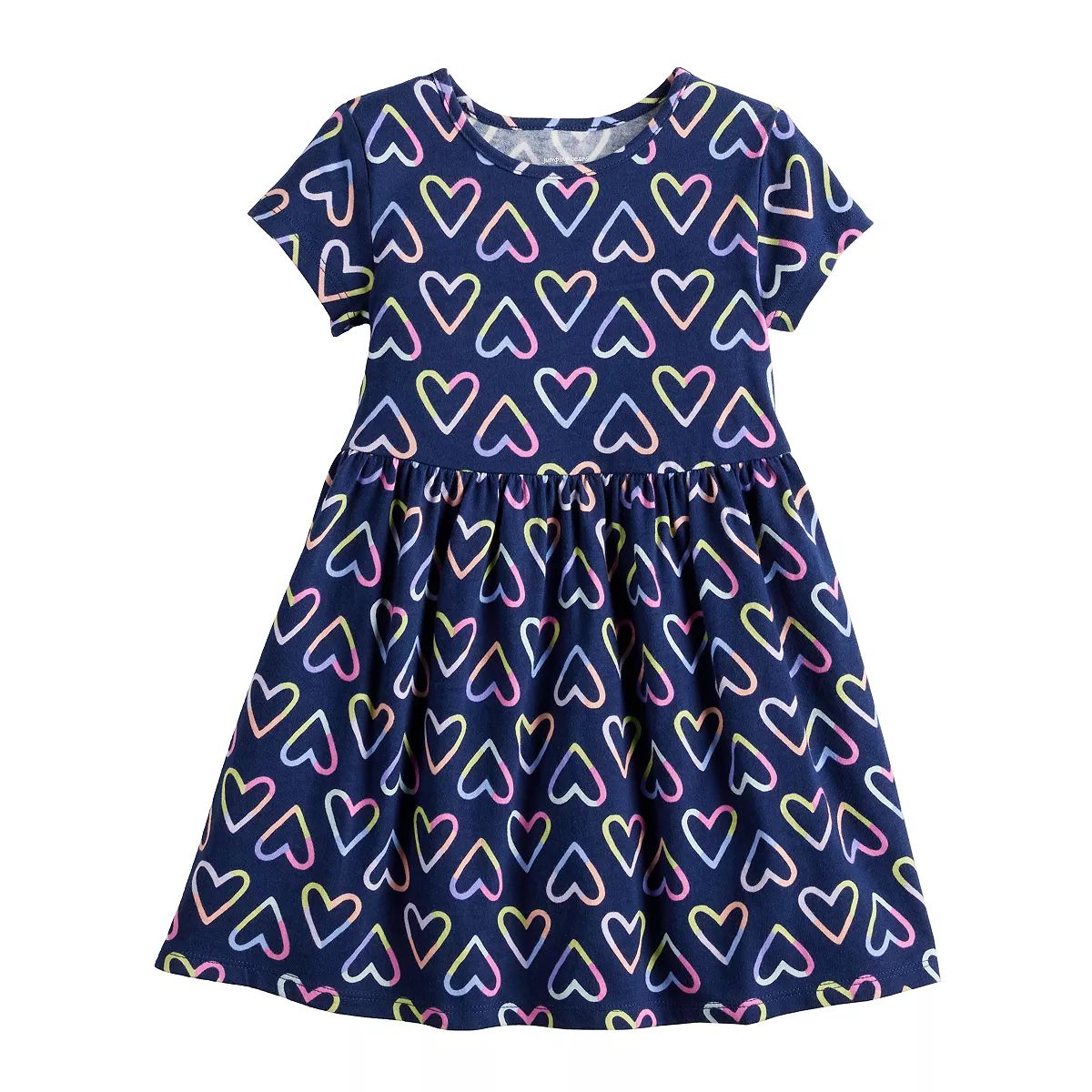 Baby & Toddler Girl Jumping Beans® Short Sleeve Skater Dress | Kohl's