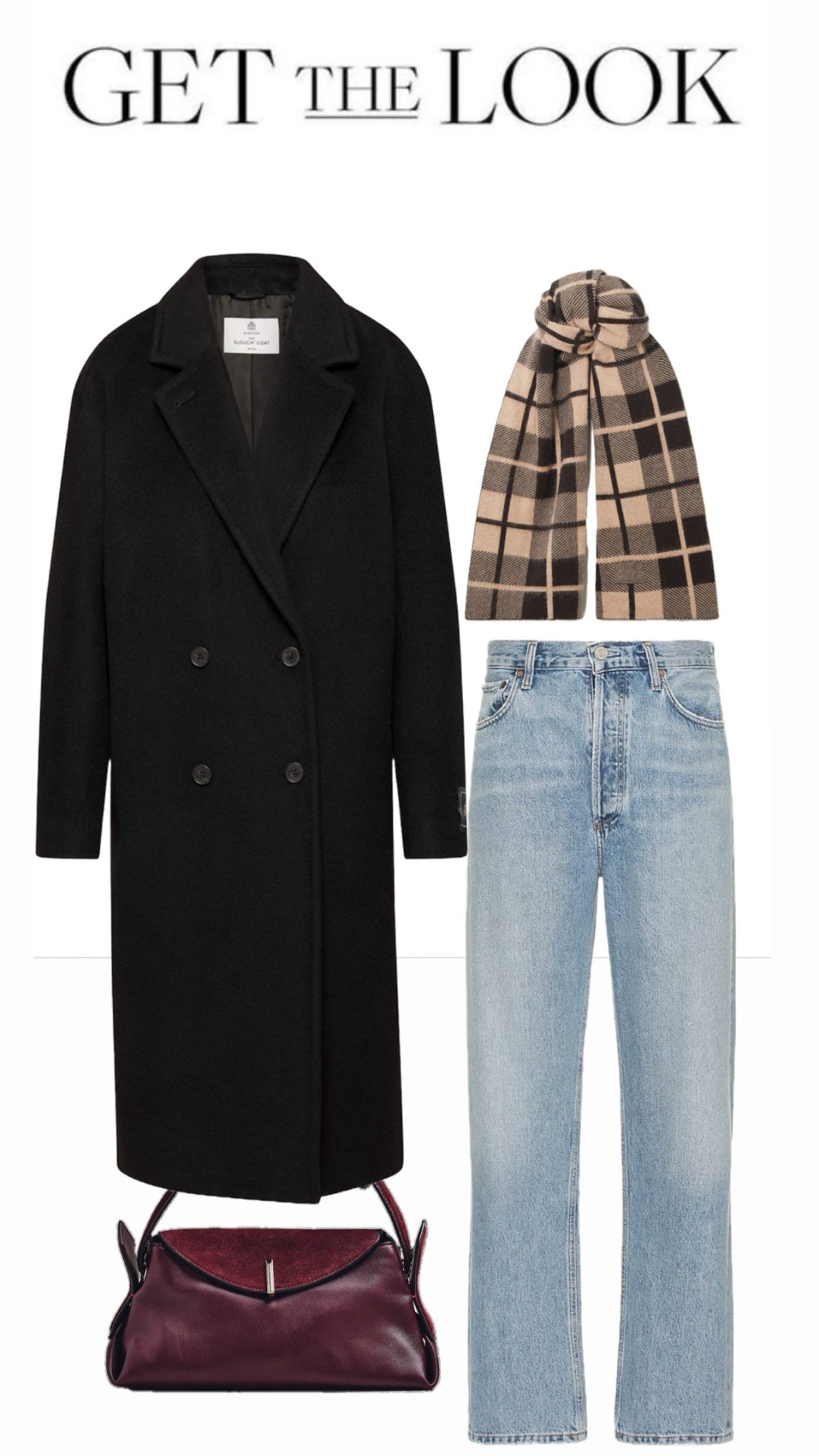 Sabrina Carpenter’s Cozy NYC Fall Look 🍂🖤
In between sold-out Madison Square Garden shows, Sabrina Carpenter was spotted bundled up for a crisp fall stroll through New York — and her outfit is peak city chic meets cozy classic.

She layers a timeless black wool coat over effortless light-wash straight-leg jeans, adds a checked neutral scarf for that polished fall texture, and finishes the look with a rich burgundy suede-and-leather shoulder bag — the perfect pop of color against the city streets.

Think quiet luxury meets off-duty cool. Shop her full NYC look below — perfect for coffee runs, concert nights, or weekend walks.

#SabrinaCarpenterStyle #CelebrityStyle 