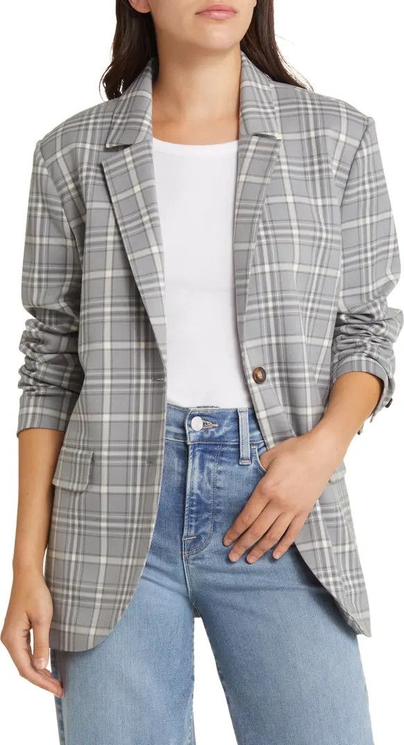 Oversize Plaid Blazer | Nordstrom