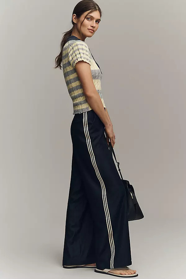 Tailored Track Trousers Pants | Anthropologie (US)