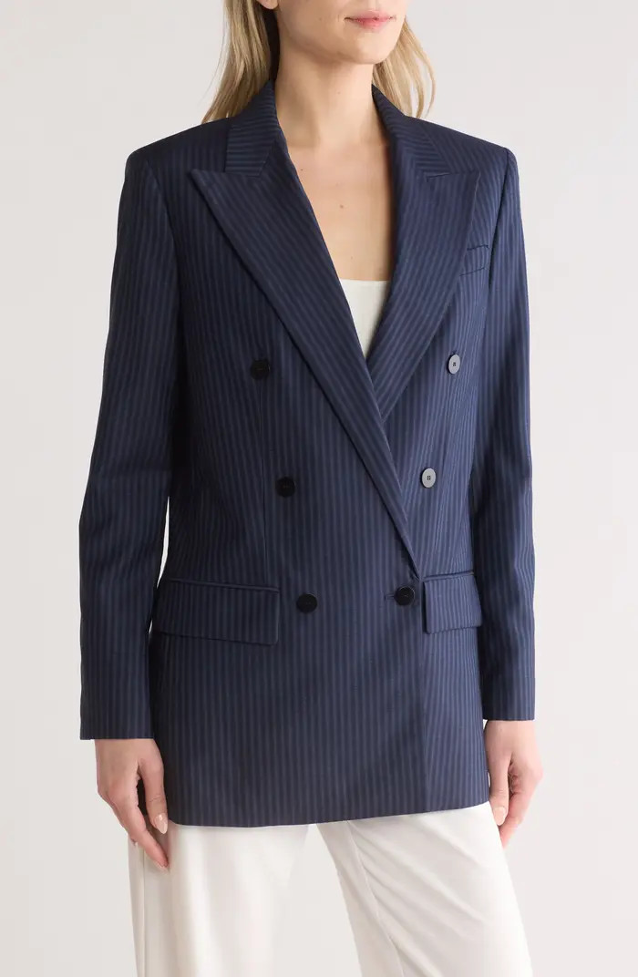 Stripe Wool Blend Blazer | Nordstrom Rack