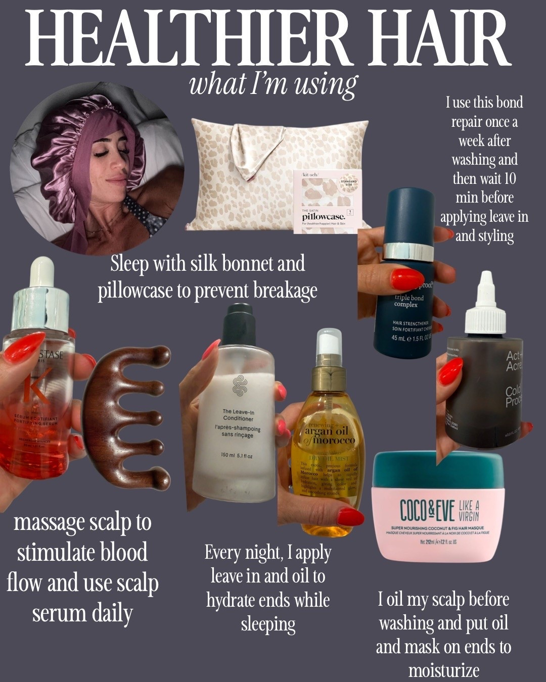 Healthier hair things I’m using that actually work and I’ve seen results from

#LTKBeauty #LTKselfcare