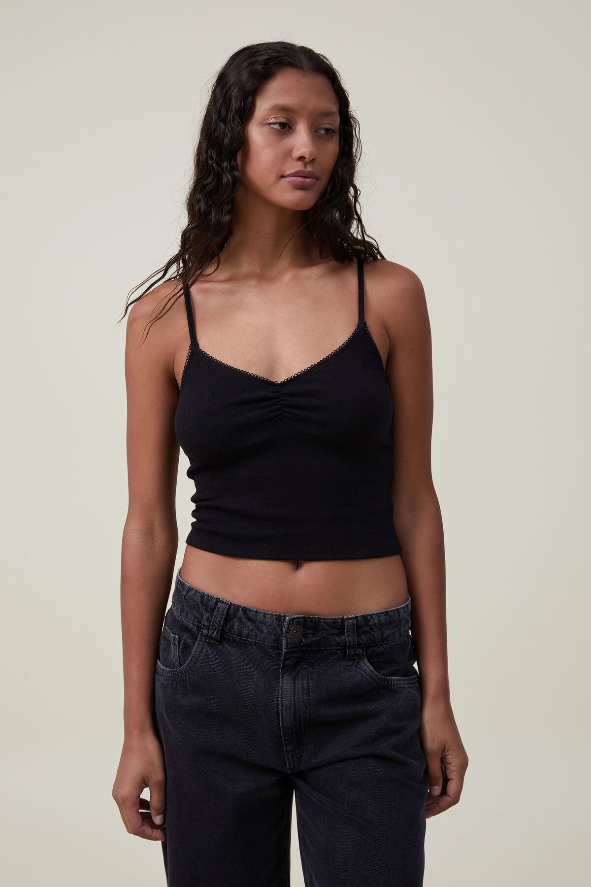 Claudia Pointelle Cami | Cotton On (US)