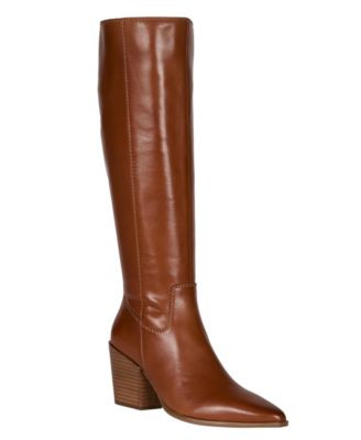 Vince Camuto Womens Pamlia Regular Wide Calf Knee High Western Boots | Macy's