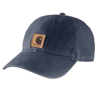 Carhartt Men's Navy Cotton Baseball Cap with Hook and Loop Closure - Adjustable Fit, Odor-Fightin... | Lowe's