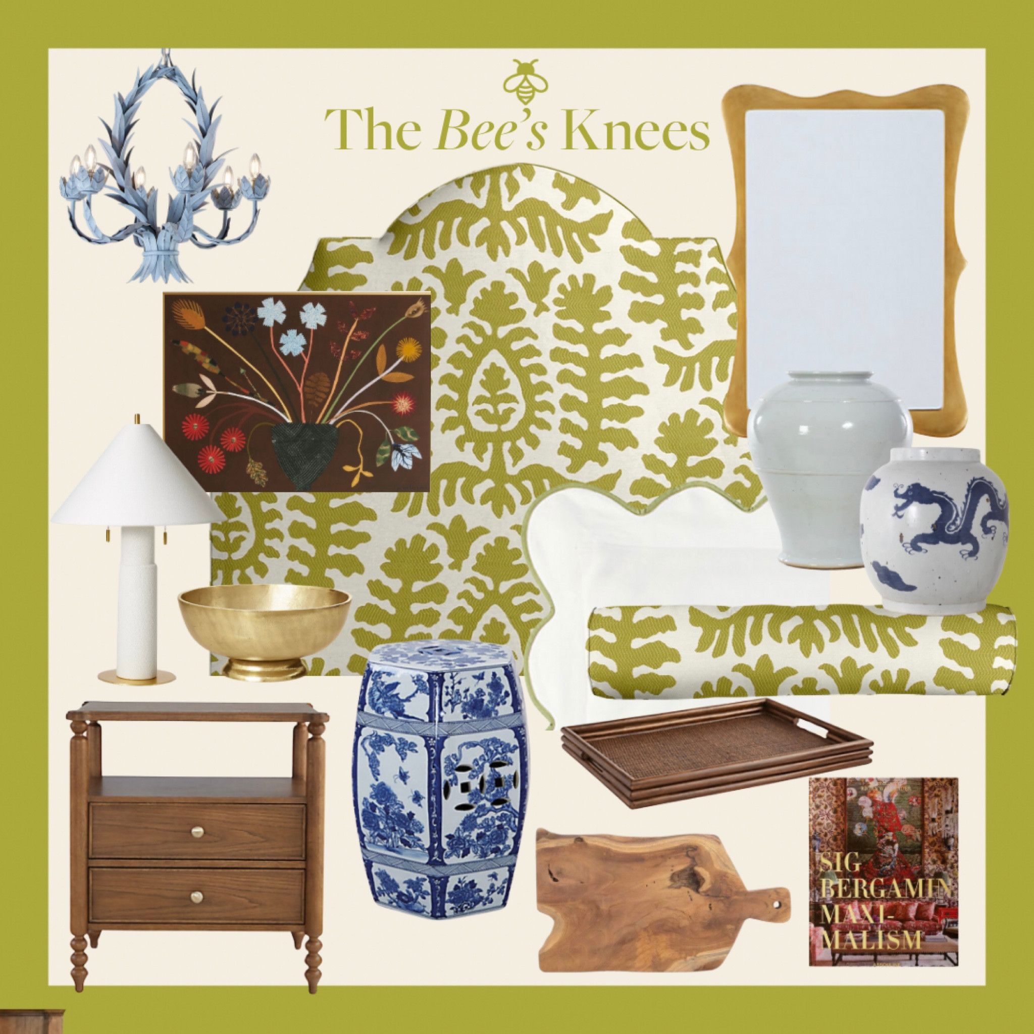 The Bee’s Knees, curated home finds 
New arrivals from Ballard Designs 