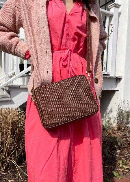 Adding natural accessories to bold colors all season long. This raffia & leather bag is the perfect crossbody- it’s so pretty in person & really spacious, too! 

#LTKfindsunder100 #LTKstyletip #LTKitbag