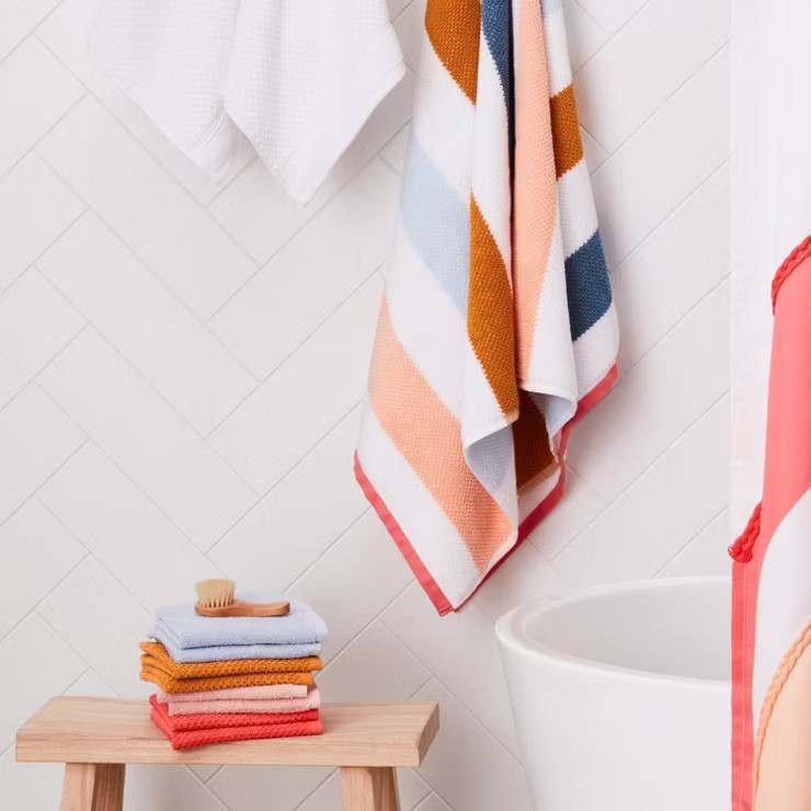 8pc 12"x12" Washcloth Set Melon - Pillowfort™ | Target