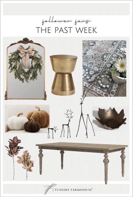 Follower favorites in home decor the past week. 

Fall decor, living room, dining room

#LTKhome #LTKstyletip #LTKSeasonal