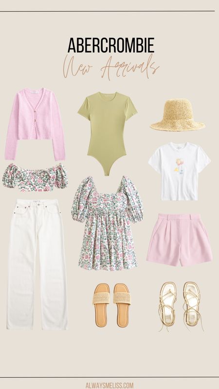 Abercrombie has so many great finds that are new arrivals! I’m loving all the spring colors and pop of pink. Perfect vacation outfits too!

Abercrombie 
Women’s Spring Fashion 
Women’s outfits 

#LTKshoecrush #LTKstyletip #LTKSeasonal