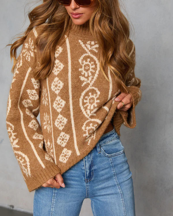 Homebody Season Abstract Sweater | VICI