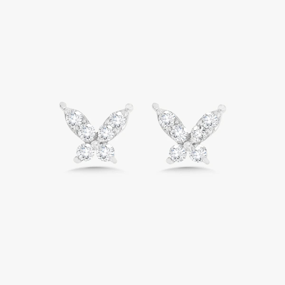 Butterfly Kisses Diamond Butterfly Stud Earrings | RW Fine Jewelry