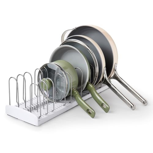 YouCopia StoreMore Expandable Pan + Lid Rack, Pot Lid Organizer, Adjustable | Amazon (US)