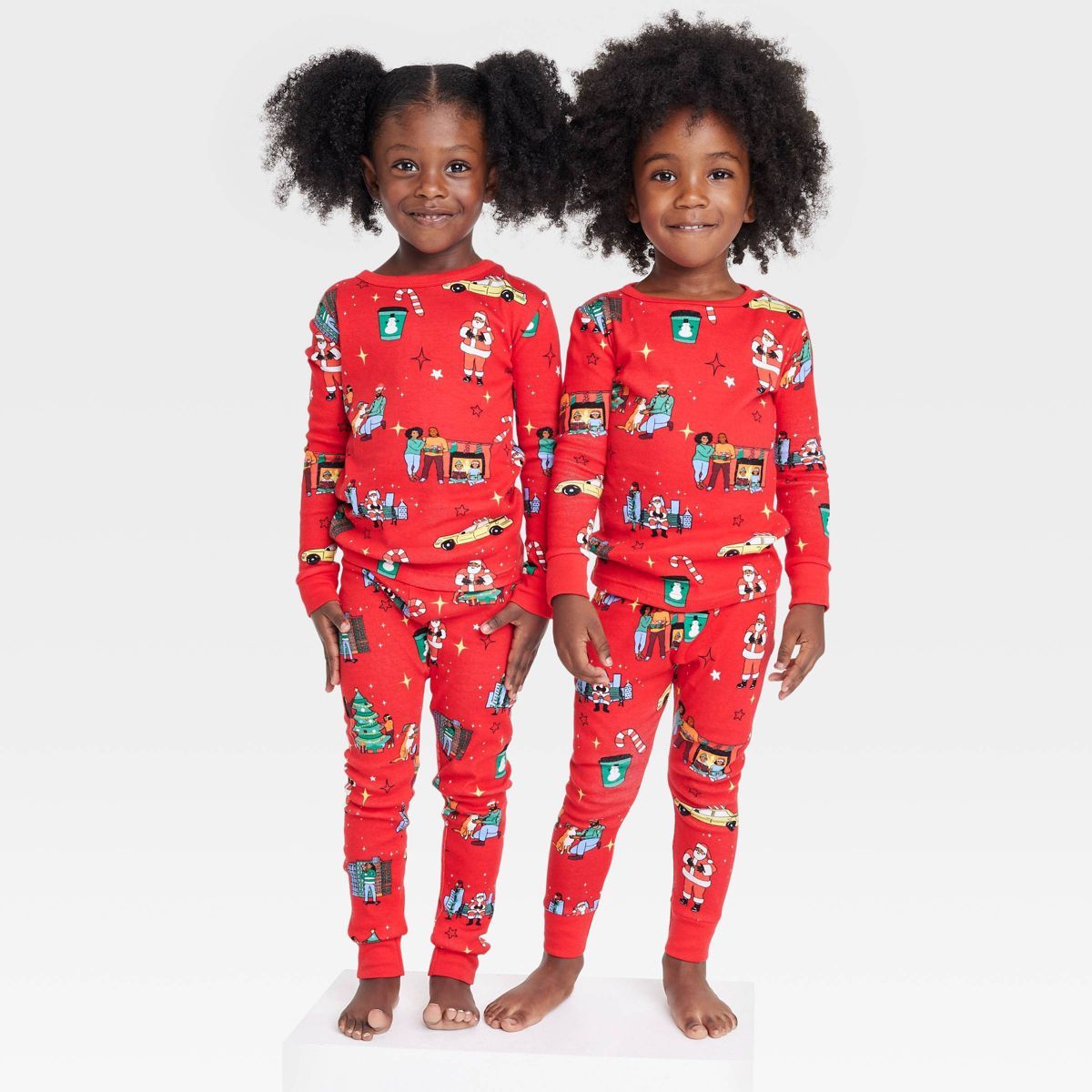Toddler Holiday City Matching Family Pajama Set - Wondershop™ with Frances Marina Smith Red 18M | Target