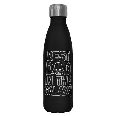 Star Wars Father's Day Best Dad Darth Vader Helmet Stainless Steel Water Bottle | Target