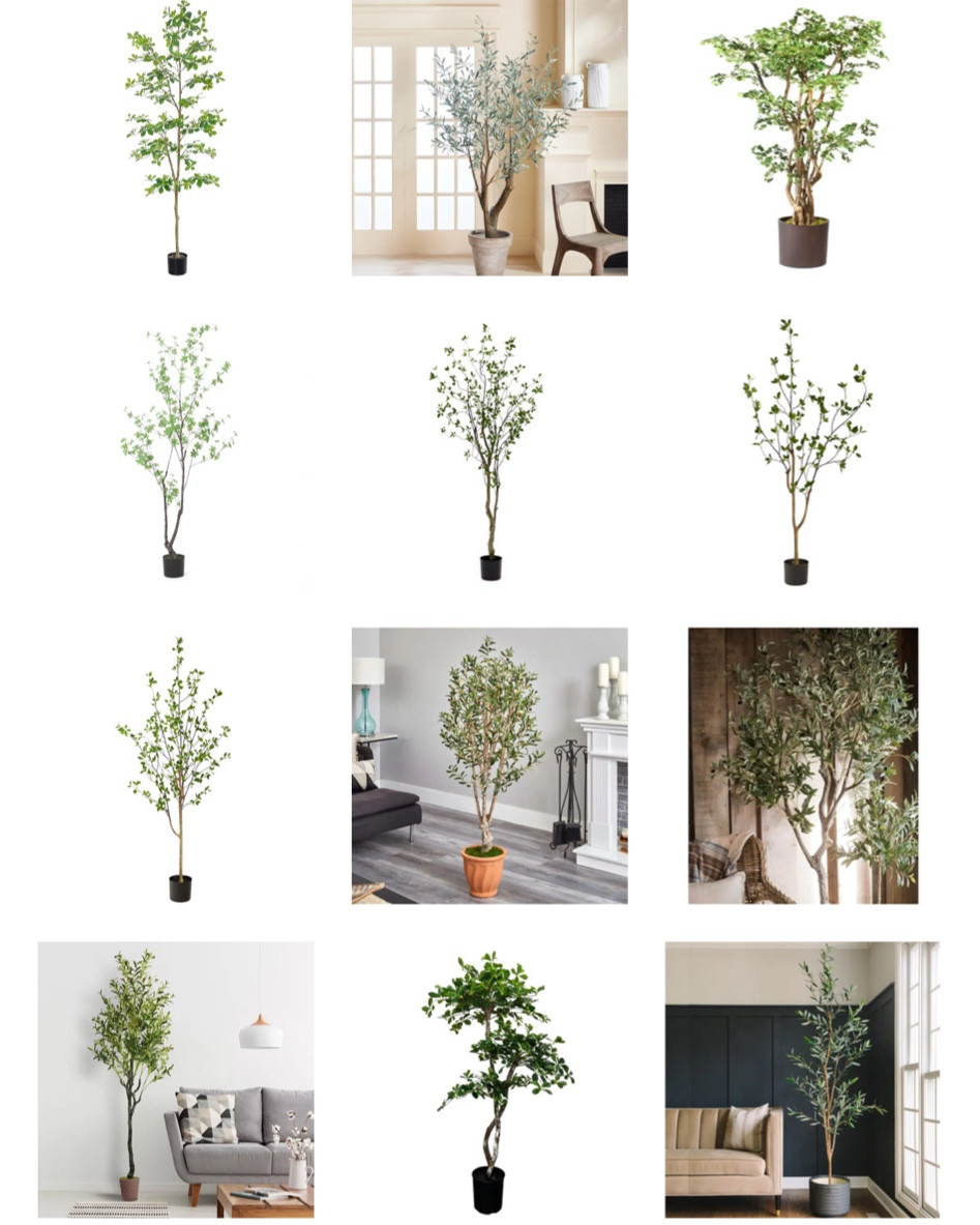 Faux trees. Faux olive tree, faux citrus tree, faux fiddle leaf. 

#LTKhome