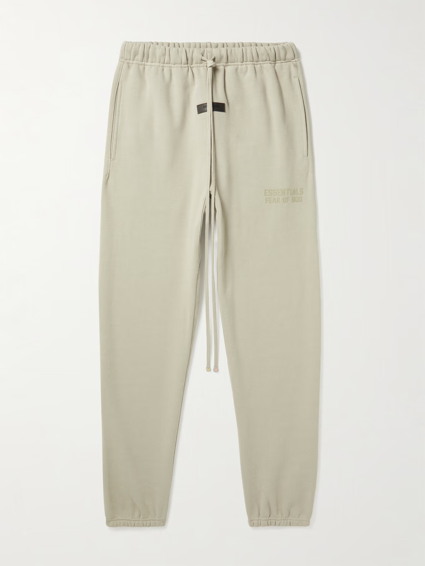 Slim-Fit Tapered Logo-Flocked Cotton-Blend Jersey Sweatpants | Mr Porter (UK)