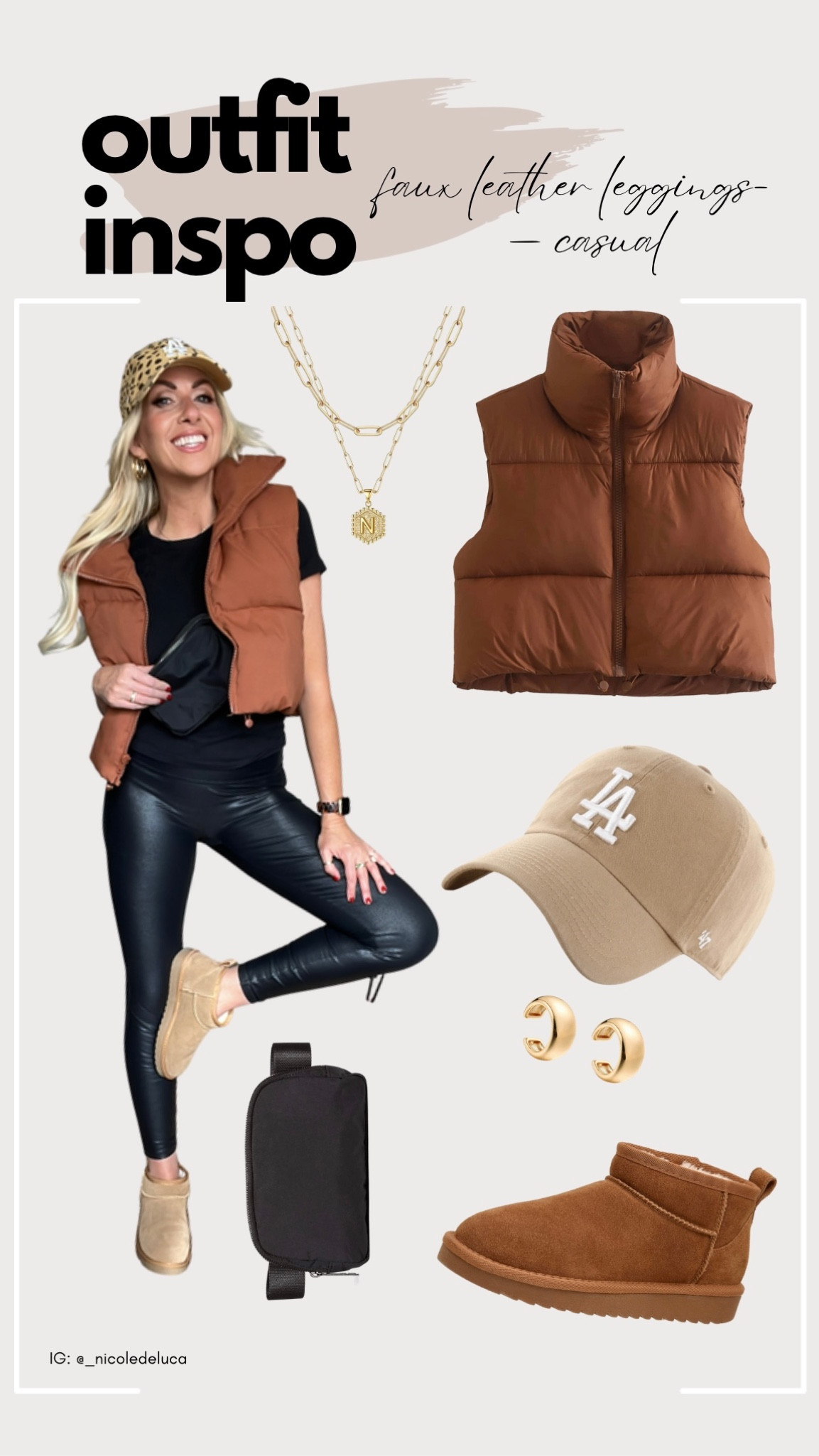 Faux Leather Legging Dupe! - Everyday Look

#LTKFind #LTKunder50 #LTKstyletip