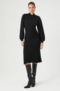 Mock Neck Sweater Midi Dress | Forever 21 (US)