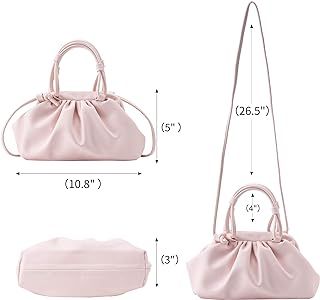 Cloud Clutch Purses and Dumpling Crossbody for Women - Fashion Small Evening Handbag | Amazon (US)