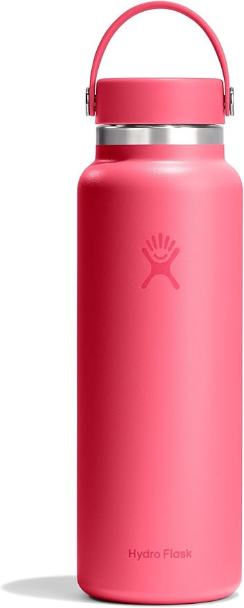 Hydro Flask Water Bottle - Insulated Stainless Steel - Wide Mouth Flex Lid, Non Spill, Leakproof ... | Amazon (US)