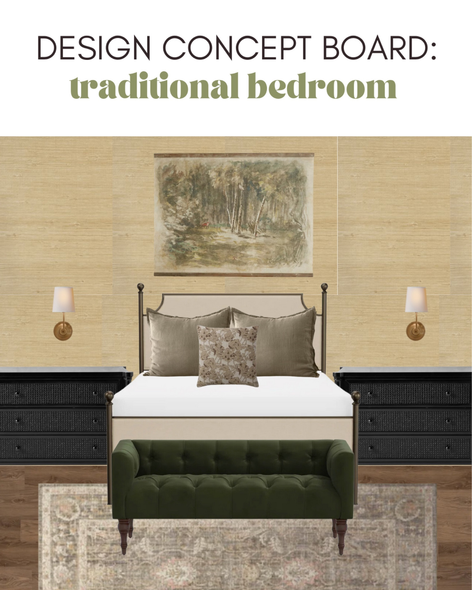 TRADITIONAL BEDROOM DESIGN. Traditional bedroom decor. Bedroom design ideas. Traditional home ideas. Traditional decor for bedroom. Primary bedroom design. Interior design ideas. Traditional bedroom ideas.

#LTKhome #LTKstyletip #LTKFind