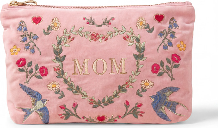 Earth Goddess Mom Velvet Everday Pouch | Nordstrom