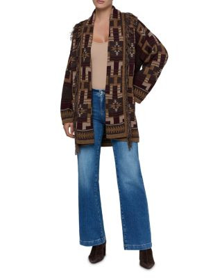 L'Agence Jair Jacquard Fringe Cardigan | Bloomingdale's (US)