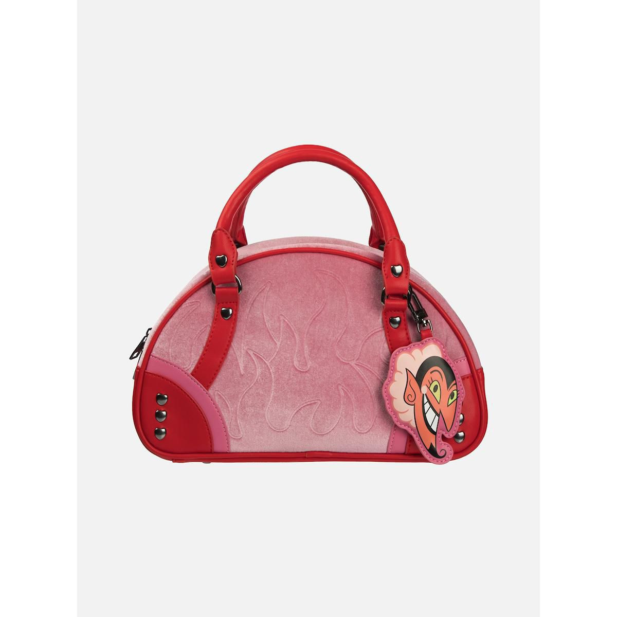 Powerpuff Girls Him Velvet Flames Pink Bowler Bag | Target