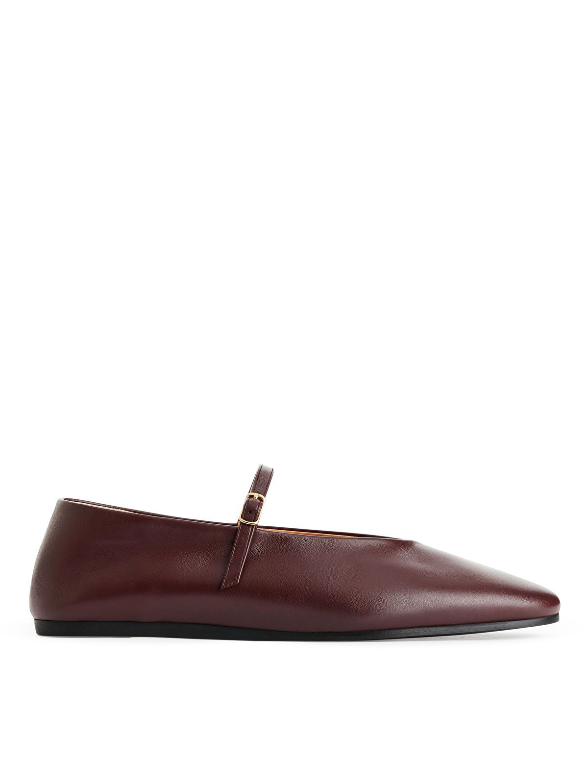 Leather Mary Jane Flats | ARKET (US&UK)