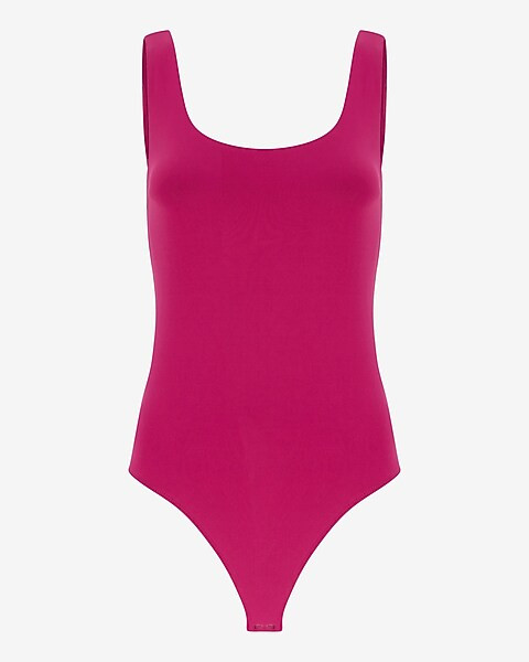 Body Contour Scoop Neck Thong Bodysuit | Express