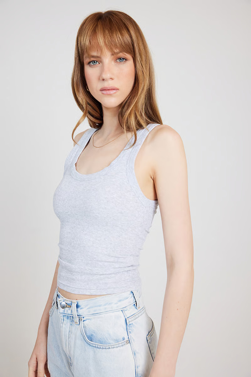 Organic Rib Singlet | Stylerunner
