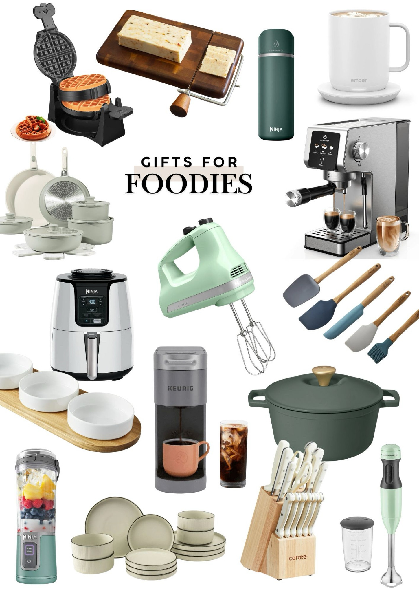 This week’s gift guide is dedicated to the foodies in your life! Featuring speciality drink machines and colorful countertop appliances, plus pretty ceramics and so much more! Grab links here and cross Christmas shopping off your list today ⭐️

#LTKHome #LTKGiftGuide #LTKHoliday