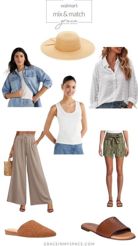 Love these mix and match items to dress up or dress down for a casual outfit on @walmartfashion. #walmartpartner

These flowy pants are the perfect comfortable pants to elevate an everyday look. Pair with adorable flats of your choice. #walmartfashion 

Shop @walmartfashion for these stylish spring OOTDs! 

#LTKshoecrush #LTKfindsunder50 #LTKfindsunder100