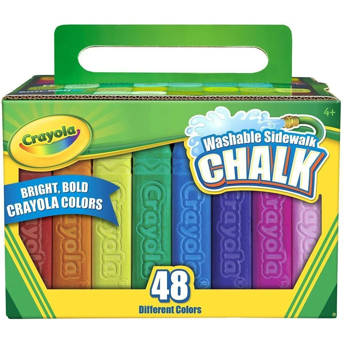 Crayola Washable Sidewalk Chalk 48 Count Multi-Colored one_size | CRAYOLALLCSUPPLIES | Lowe's