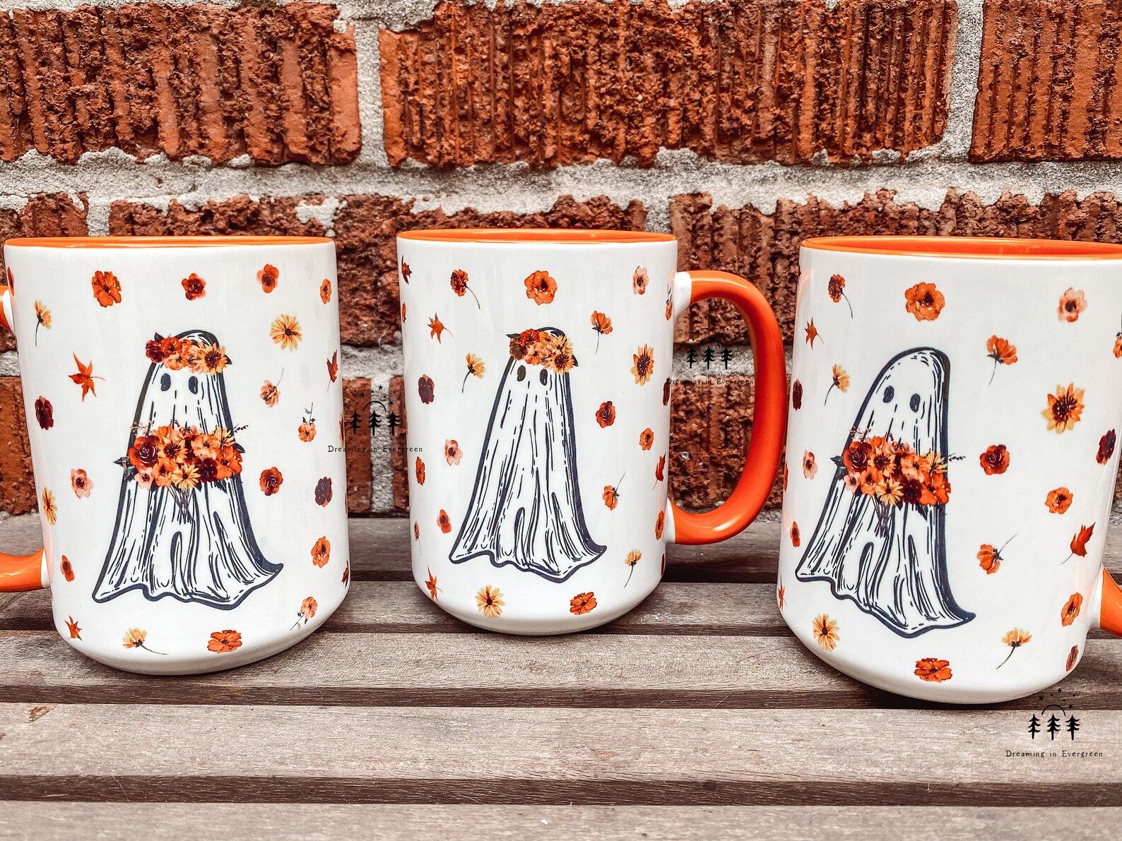 Cottagecore Floral Ghostie Coffee Mug  Spooky Mug  Ghost - Etsy | Etsy (US)