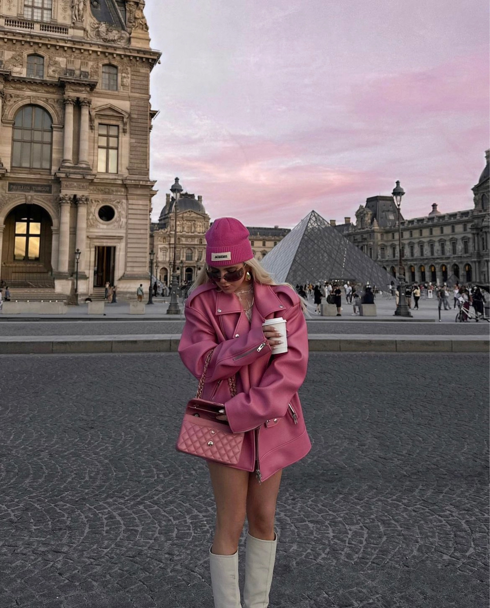 Jacquemus 2024 pink coat