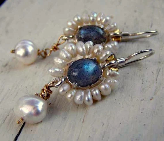 Bridal Wedding Earrings Labradorite Earrings Labradorite - Etsy | Etsy (US)