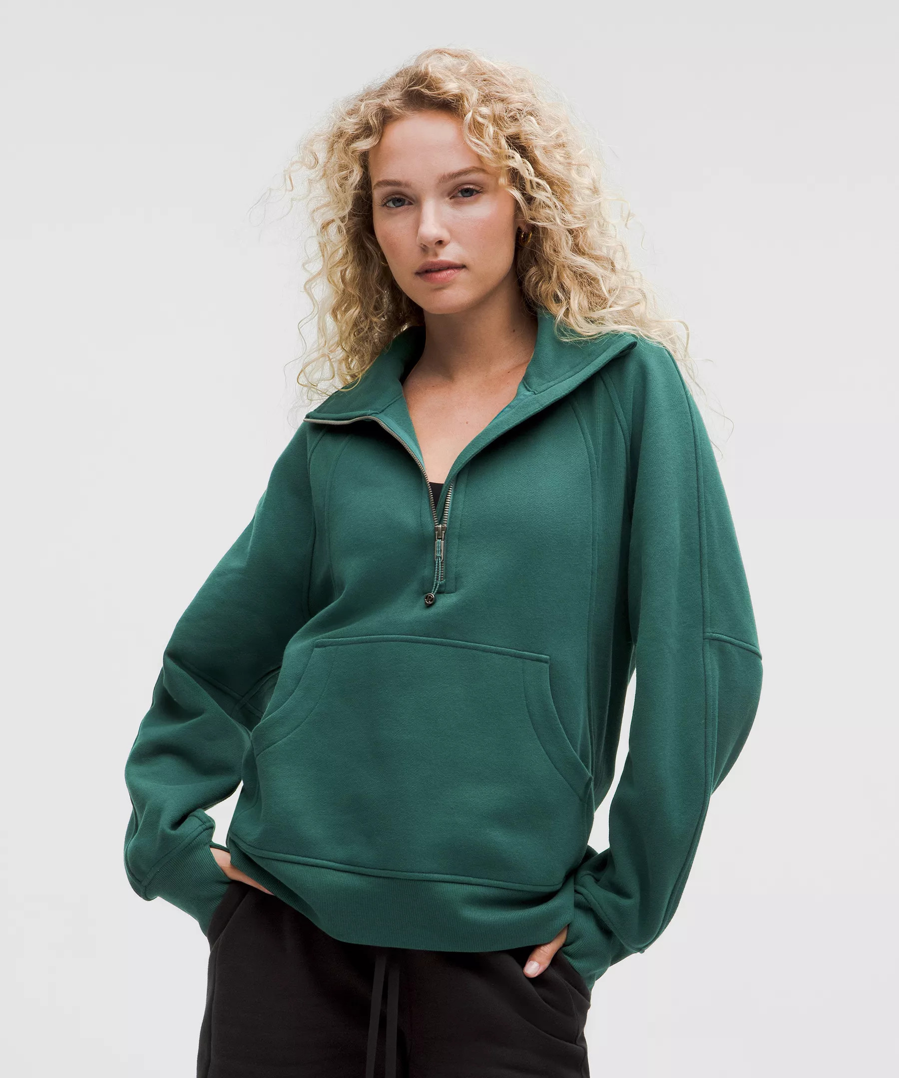 Scuba Oversized Funnel-Neck Half Zip *Long | Women's Hoodies & Sweatshirts | lululemon | Lululemon (US)