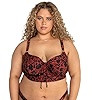 Plus-Size Full-Busted Supportive Underwire Swimsuit Bikini Top | Amazon (US)
