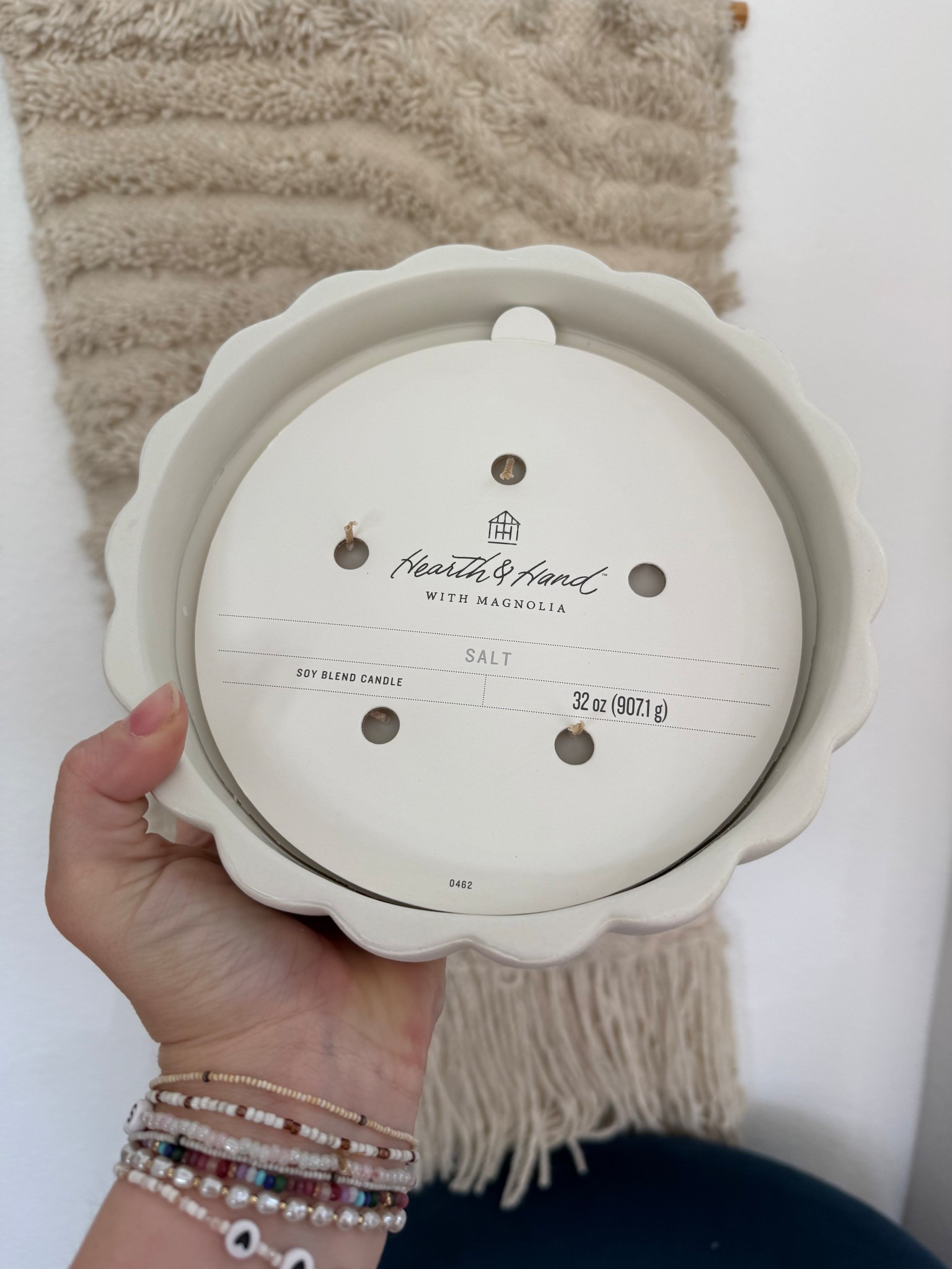 5-Wick Rustic Ceramic Salt Scalloped Jar Candle Cream 32oz - Hearth & Hand™ with Magnolia: Farmhouse Decor, Sea Salt Scent


#LTKHome