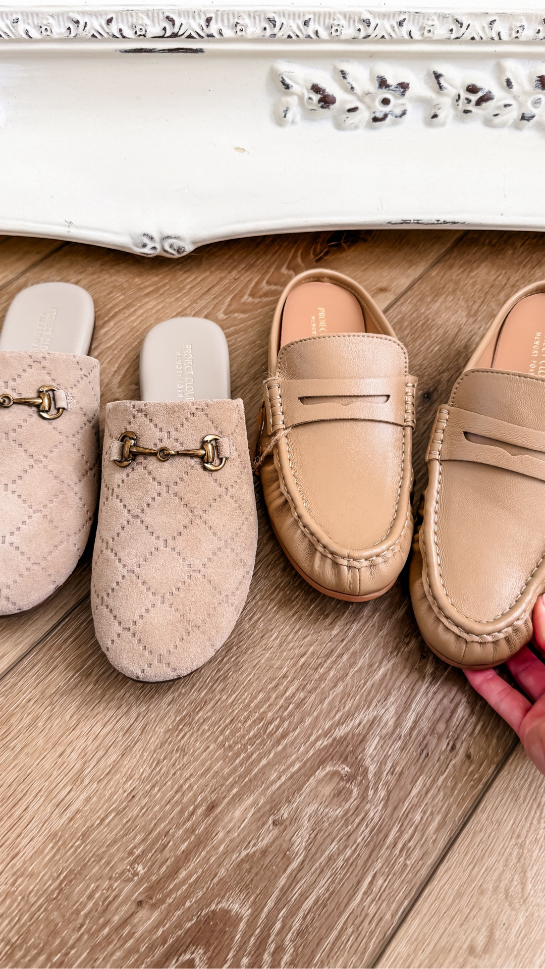 Shoes tts. Beaded necklace code BYE50. Cross charm code HOUSEOFLEO50
@projectcloudshoes Mules. Loafers. Fall shoes.

#LTKOver40 #LTKSaleAlert