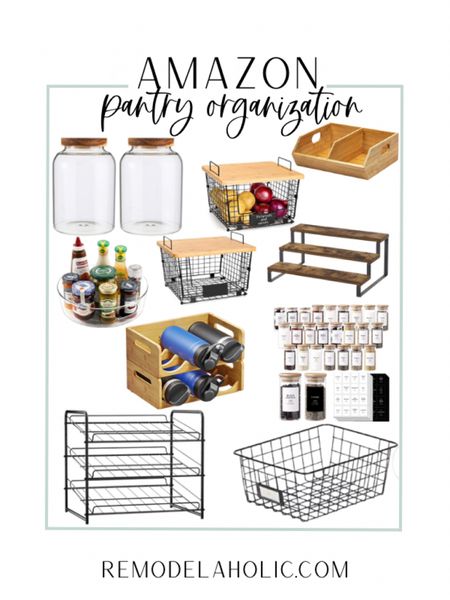 Amazon pantry organization! It’s amazing what having an organized pantry does for a person! Grab these items on Amazon to make your pantry one of your new favorite spaces. 

Pantry, pantry organization, amazon find, home organization, organization tools

#LTKunder100 #LTKhome #LTKFind