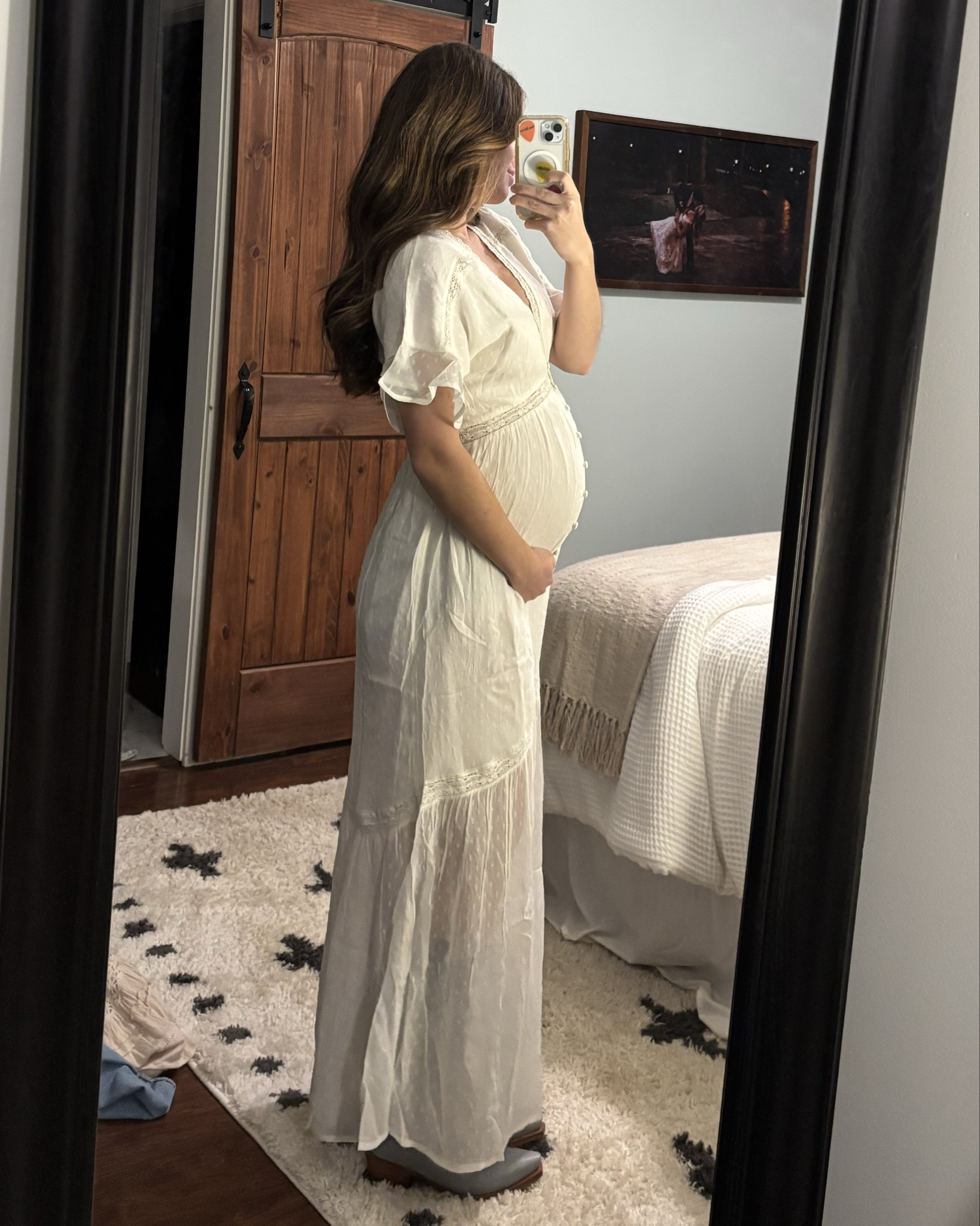 31 weeks of Wyatt!! Linking some similar options to this white lace Shyanne dress I got for my sprinkle! This is pre/post bump friendly and would also be nursing friendly because of functional buttons!!

#LTKFindsUnder100 #LTKBump #LTKWatchNow