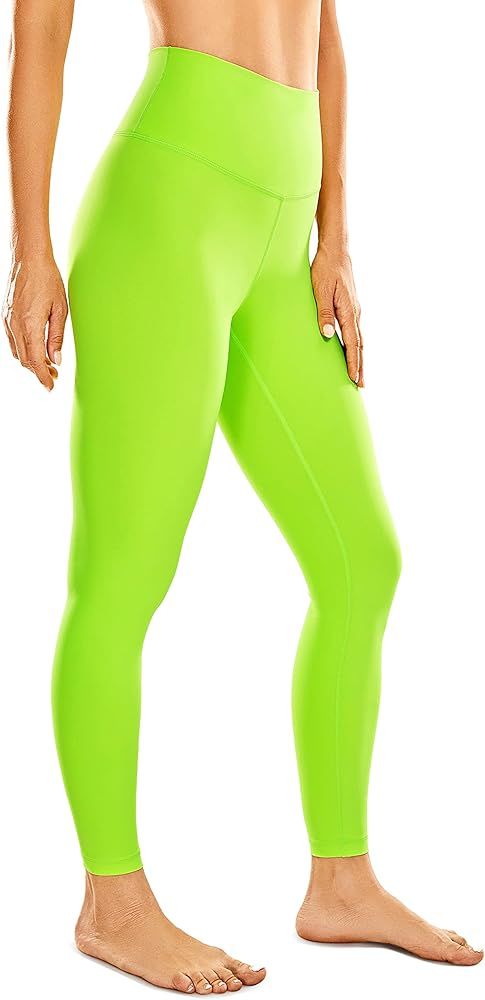 CRZ YOGA Women's Naked Feeling Yoga Pants - 25 Inches Neon Colors Leggings High Waisted Workout T... | Amazon (US)