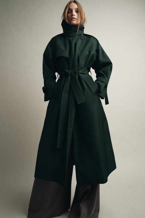 OVERSIZE WATER-REPELLENT TRENCH COAT ZW COLLECTION | Zara UK