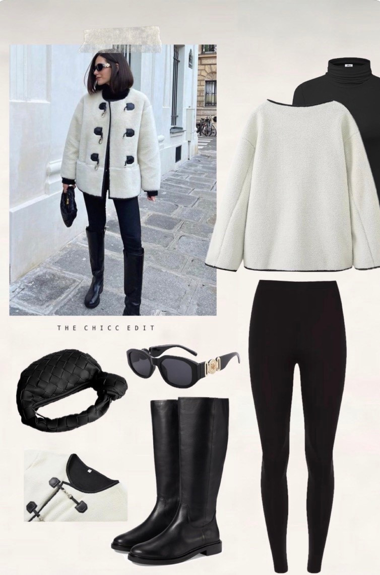 Shop the look 🖤

#leggings #togglecoat #handbag #boots #ootd dupe 

#LTKOver40 #LTKootd #LTKgrwm