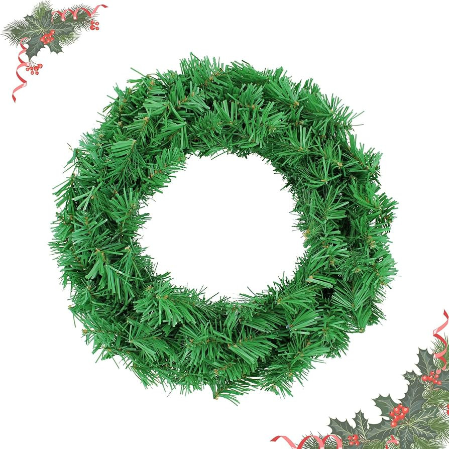 Christmas Wreaths for Front Door Outside, Wreaths for Christmas Decorations,16" Canadian Artifici... | Amazon (US)
